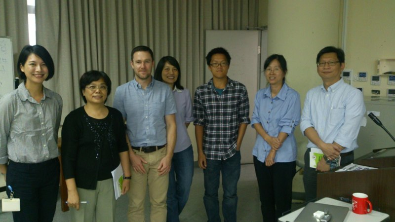 With faculty from Yang-Ming Univ., CJ, and Rei-Lin from Chang-Gung Univ.