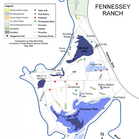 Map of Fennessey Ranch