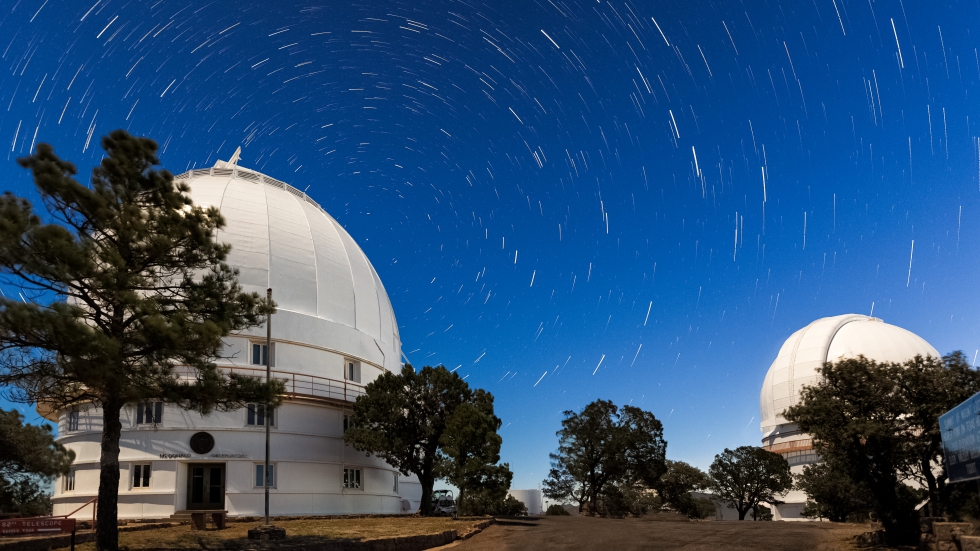 McDonald observatory domes
